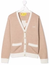 Off-white Arrows-motif Cardi-coat In Neutrals