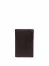 Comme Des Garçons Smooth Bi-fold Wallet In Brown
