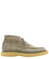 Officine Creative Bullet Suede-leather Desert Boots In Grey