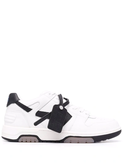 OFF-WHITE OUT OF OFFICE CALF LEATHER WHITE BLACK
