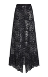 PACO RABANNE WOMEN'S STRETCH-LACE MAXI SKIRT