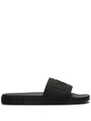 Dolce & Gabbana Dolce And Gabbana Black Logo Slides In Black