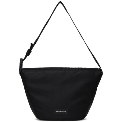 Balenciaga Wheel Sling 单肩包 In 1000 Black