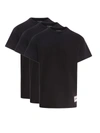 Jil Sander Pack Of 3 Plus Cotton T-shirts In Black