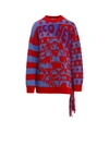 Stella Mccartney Women's Crew Neck Sweater | Size 40 | 603712 In Red