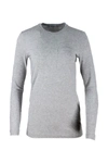 BRUNELLO CUCINELLI BRUNELLO CUCINELLI LONG-SLEEVED CREW NECK T-SHIRT WITH POCKET AND MONILI,M0T18BB310 .C8003