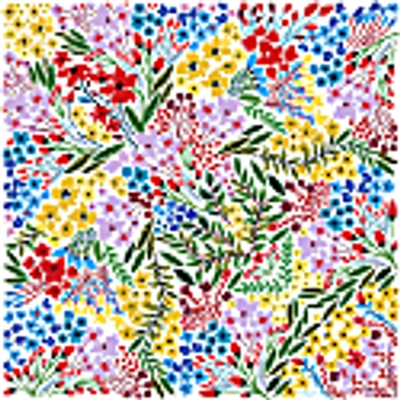 Jessie Zhao New York Silk Scarf Of Blooms