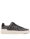 Balmain "b-court" Sneaker In Nude
