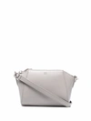Givenchy Nano Antigona Sugar Leather Crossbody Bag In Grey