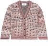 Paade Mode Wool-blend Cardigan In White