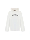 BALENCIAGA BALENCIAGA BLURRY LOGO PRINT HOODIE