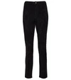 Isabel Marant Amaya Wool-twill Tapered Pants In Black
