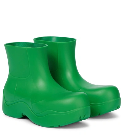 Bottega Veneta The Puddle Biodegradable-rubber Ankle Boots In Green