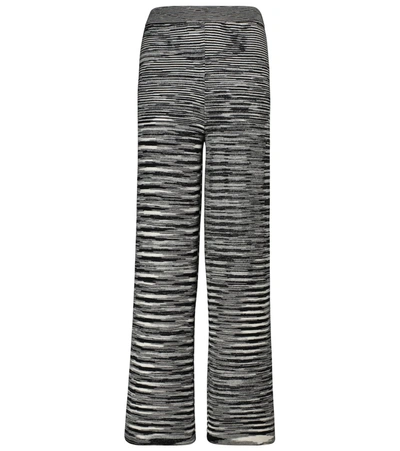 Missoni Mélange Knit Straight Pants In White