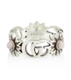 GUCCI GG MARMONT STERLING SILVER RING WITH PEARLS,P00591923