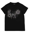 BALMAIN LOGO EMBELLISHED COTTON T-SHIRT,P00597583