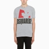 DSQUARED2 GREY LOGO T-SHIRT,S74GD0863S22146-J-DSQUA-857M