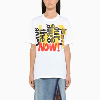 Chloé Printed Cotton Jersey T-shirt In Multi-colour