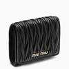 MIU MIU BLACK NAPPA SMALL WALLET,5MH016N88-J-MIU-F0002