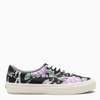 Vans Black And Purple Acer Mesh Ni Low Sneakers In Black