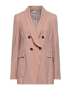 Brunello Cucinelli Suit Jackets In Pink