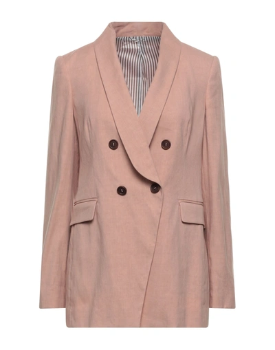 Brunello Cucinelli Suit Jackets In Pink