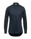 Aglini Shirts In Dark Blue