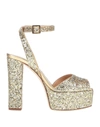 Giuseppe Zanotti Sandals In Gold