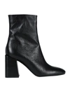 FURLA FURLA FURLA BLOCK ANKLE BOOT T.80 WOMAN ANKLE BOOTS BLACK SIZE 8 SOFT LEATHER,11959452PR 12