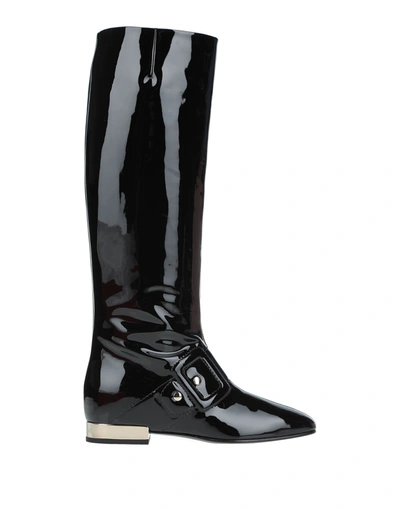 Roger Vivier Woman Knee Boots Black Size 6 Soft Leather