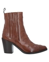 Sartore Ankle Boots In Brown