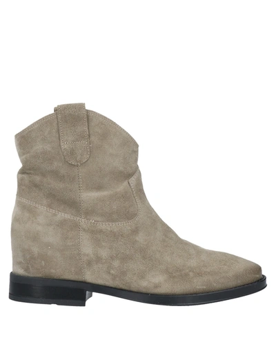 Cafènoir Ankle Boots In Grey