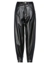 Amen Woman Pants Black Size 8 Polyurethane, Viscose, Polyester In Black