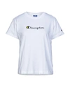 Champion T-shirts In White