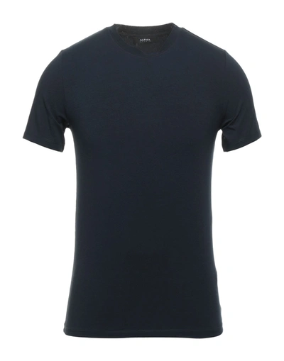 Alpha Studio T-shirts In Blue