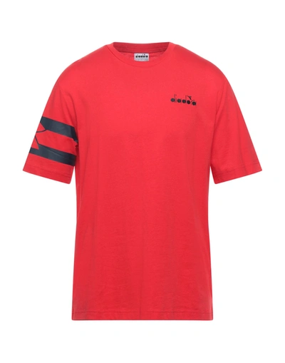 Diadora T-shirts In Red