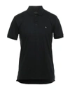 Rag & Bone Men's Interlock Knit Polo Shirt In Black