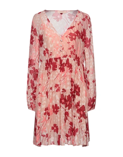 Twinset Short Dresses In Pink