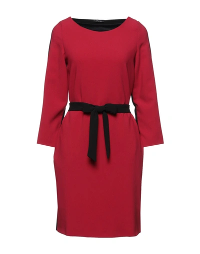 Hanita Short Dresses In Red
