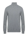 Alpha Studio Turtlenecks In Grey