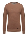 Alessandro Dell'acqua Sweaters In Camel