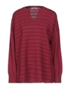 Le Tricot Perugia Sweaters In Brick Red