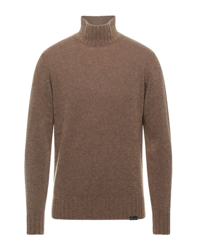 Brooksfield Turtlenecks In Brown