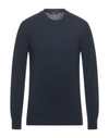 Alpha Studio Sweaters In Dark Blue