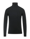 Alpha Studio Turtlenecks In Black