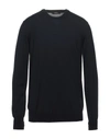 Alpha Studio Sweaters In Dark Blue