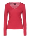 Armani Exchange Sweaters In Red