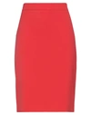 Boutique Moschino Midi Skirts In Red