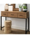 Jamie Young Logan Wood Console In Multi