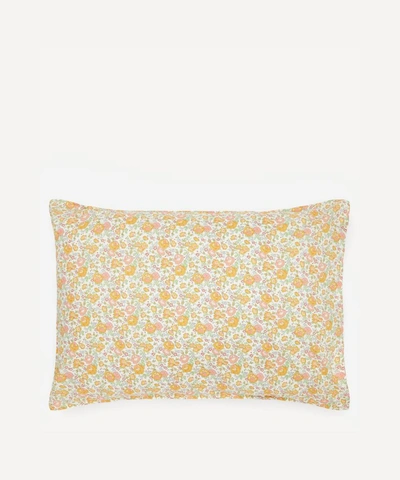 Coco & Wolf Felicite Cotton Pillowcases Set Of Two In Orange